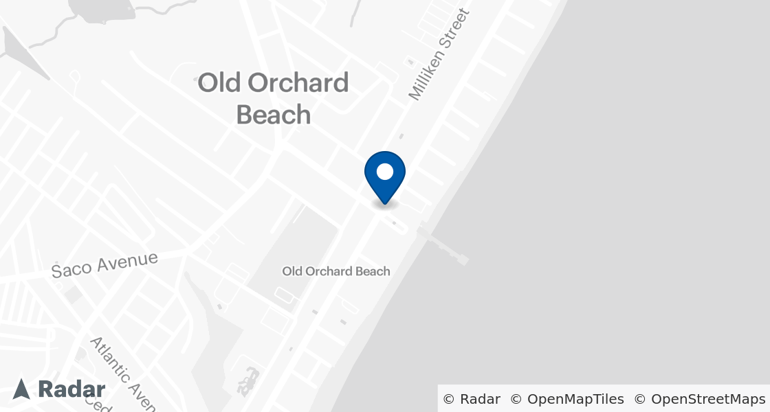 Map of Dairy Queen Location:: 12 Old Orchard St, Old Orchard Beach, ME, 04064-2224